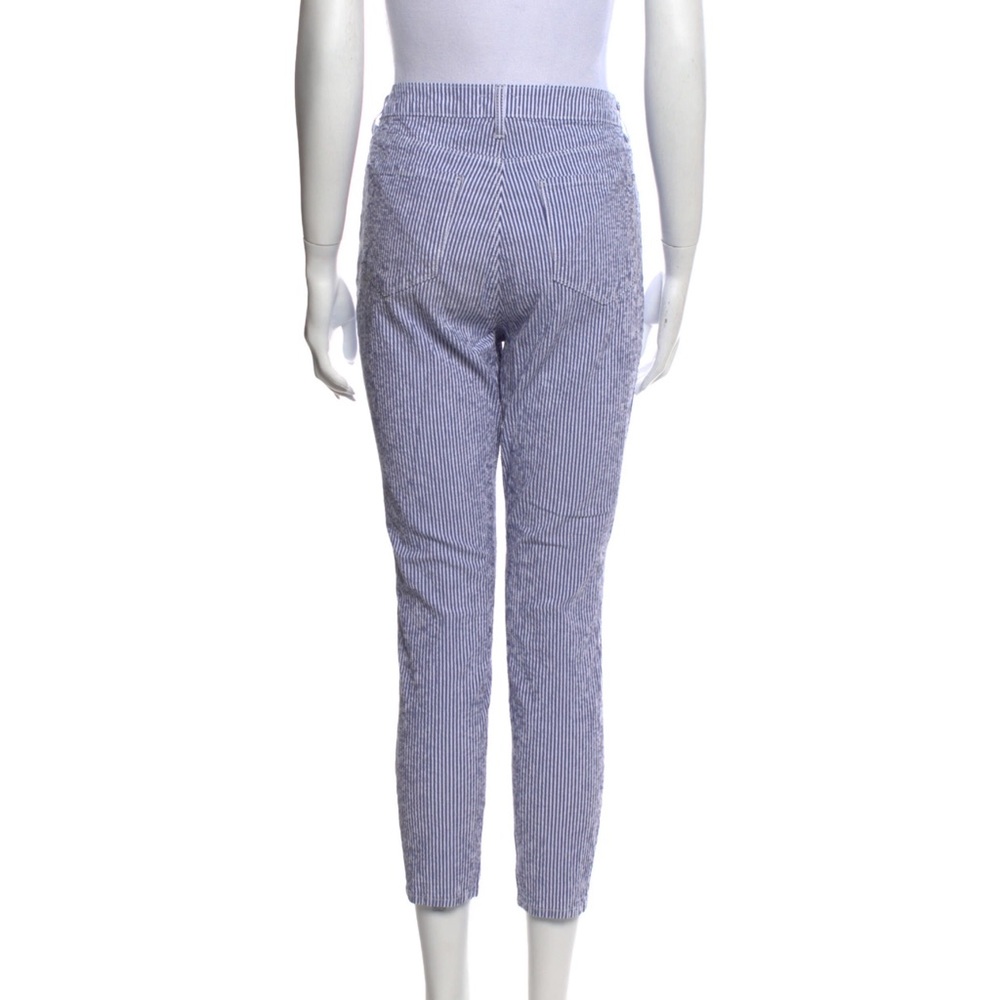 L'AGENCE Blue and White Striped Pants - Picture 8 of 11
